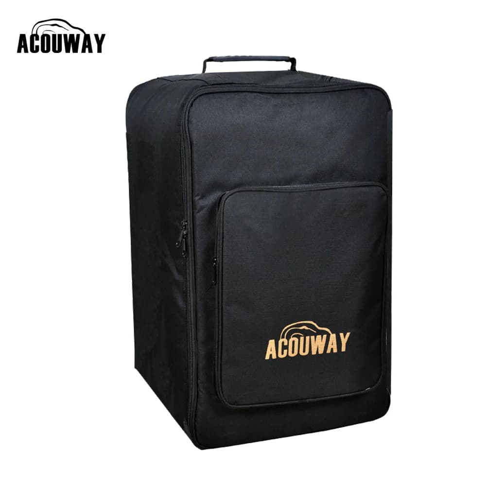 Acouway padrão adulto cajon tambor saco caso 600d 10mm estofamento jogo de tabuleiro saco traseiro também para acampamento caminhadas ao ar livre