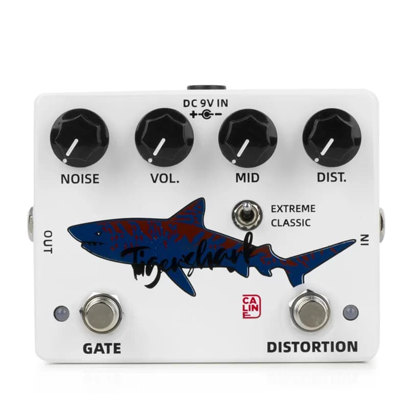 Caline-Tubarão Tigre Distorção Portão Efeito Pedal, DCP-09 Acessórios De Guitarra, Dupla