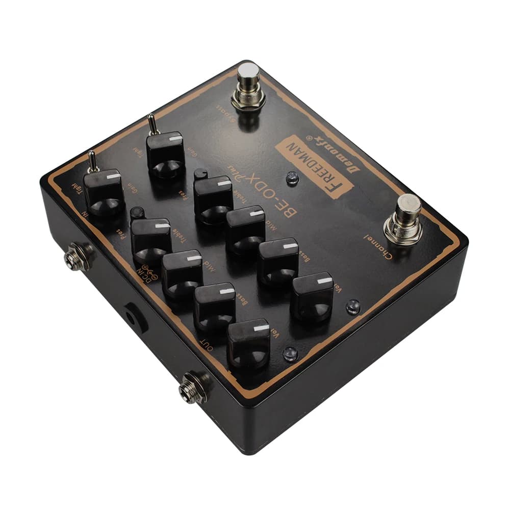 Pedal de Efeito para Guitarra BE-ODX Plus, Overdrive e Distorção, BE-OD, Canal Duplo Deluxe, Alta Qualidade, Novo Demonfx, Acessórios