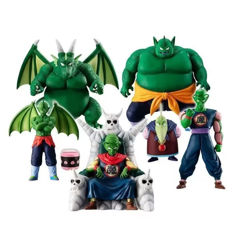 Dragon Ball Anime Figuras de Ação, Piccolo Daimao Figura, Címbalo Tamborim, Tambor Piano Rei, Modelo PVC Brinquedos, Presentes, 9,5 centímetros