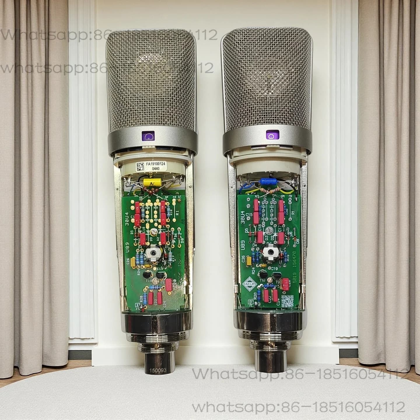 U87AI Microfone condensador transistor de diafragma grande de três dedos
