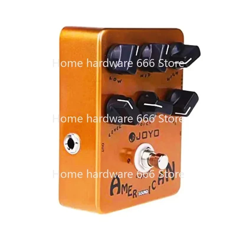 Pedal simulador de amplificador de som americano JF-14 do amplificador FD 57 Deluxe de limpar ao som overdrive para efeito de guitarra elétrica