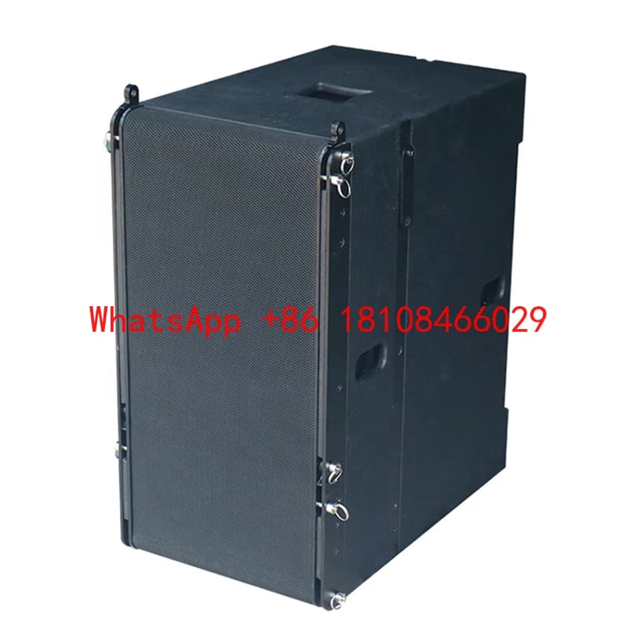 Caixas de Som Ativas Duplas de 12 Polegadas IBO Mini-218B-AN Equipamento de Áudio para Palco Sistema PA Alto-falantes Line Array Alimentados