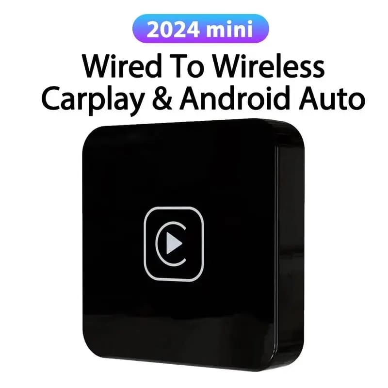 Mini Carplay e Auto Dongle da caixa, prendido ao rádio, Audi, Toyota, Mazda, Nissan, Chevrolet, Suzuki, Subaru, Kia, Ford, Opel, Skoda, Hyundai
