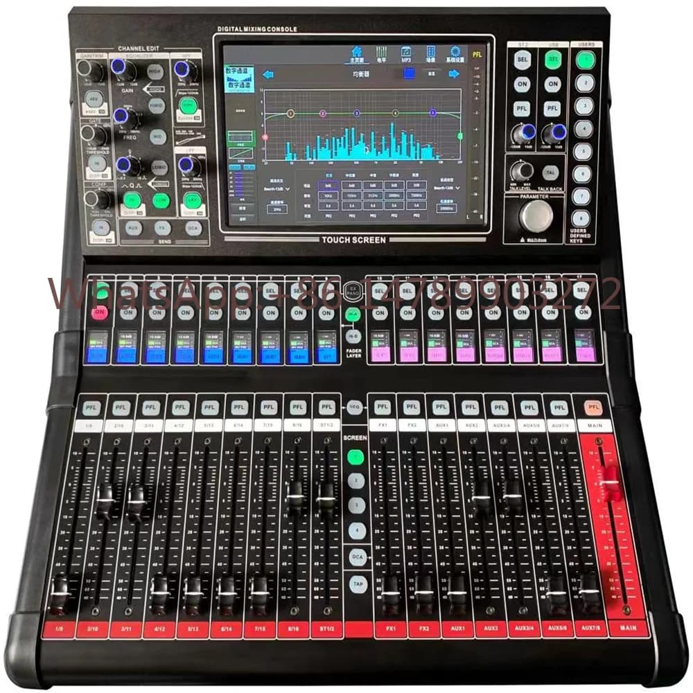 Mixer Digital Profissional de 20 Canais para Entretenimento em Cenários de Casamento - Vendas Quentes de Fábrica
