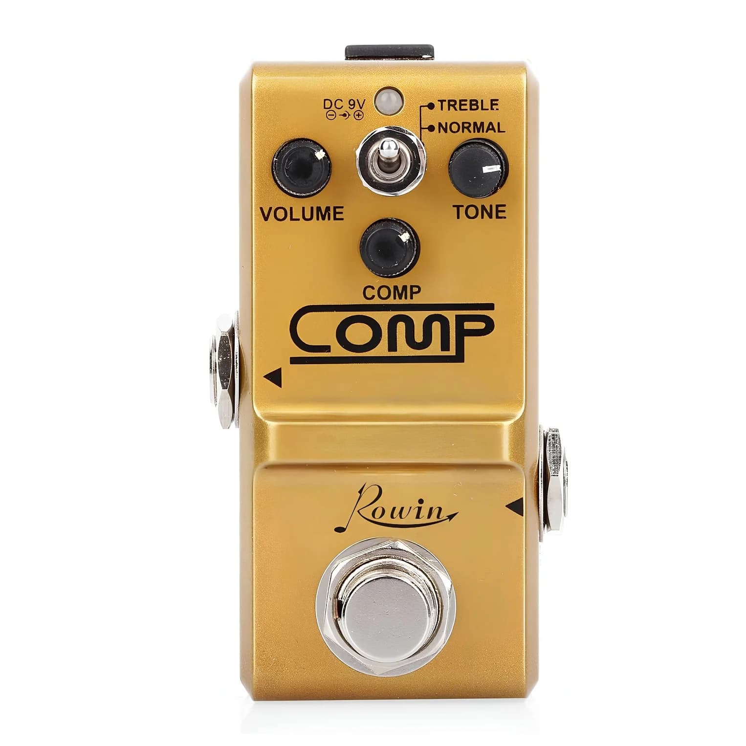 Rowin melhor analógico comp caixa pedal compressor de guitarra efeito de compressão para guitarra elétrica baixo pedalboard true bypass CS-3