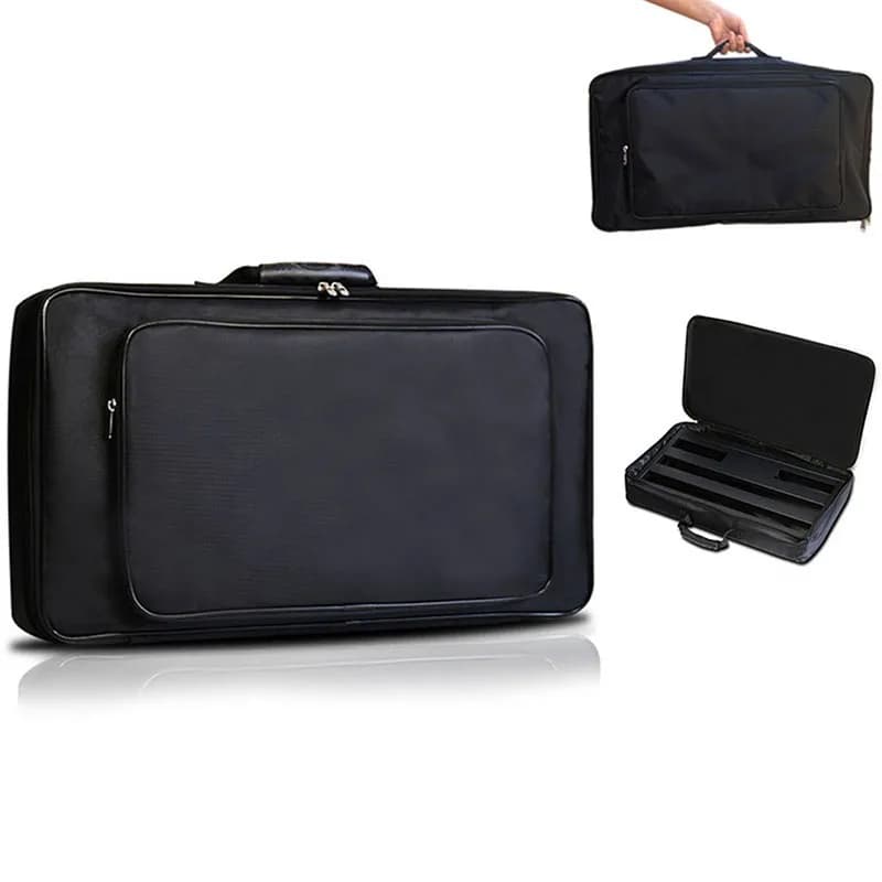 Bolsa para pedalboard de guitarra, capa portátil para pedal de efeitos, acessórios universais
