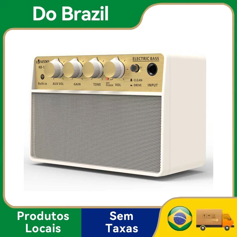 KOKKO 10W: Pequeno amplificador elétrico para baixo, alto-falante portátil para prática de baixo, ideal para ensaios diários