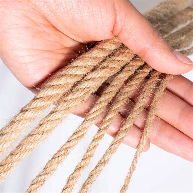 1/1.5/2/2.5/3/4/6/8/10mm corda de juta natural para casamentos cinto cinta floristry festa jardinagem decoração diy embalagem de presente