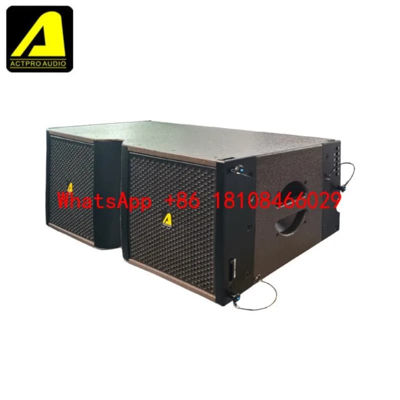 ACTPRO AUDIO Profissional Sistema de Som Ativo de 2 Vias KR212 Line Array Duplo de 12 Polegadas para Atividades de Palco