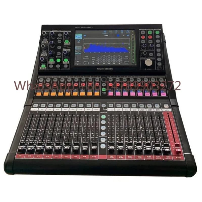 Mixer de Microfone para Podcast, Console de Cartão de Som Profissional, Mixer Digital Soundcraft