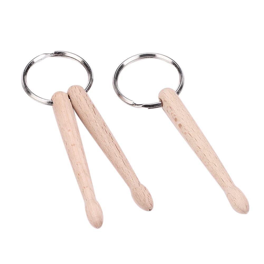 2 tipos de madeira mini baquetas chaveiro baquetas chaveiro corrente chaveiro percussão presente chaveiro moda pendurado acessórios