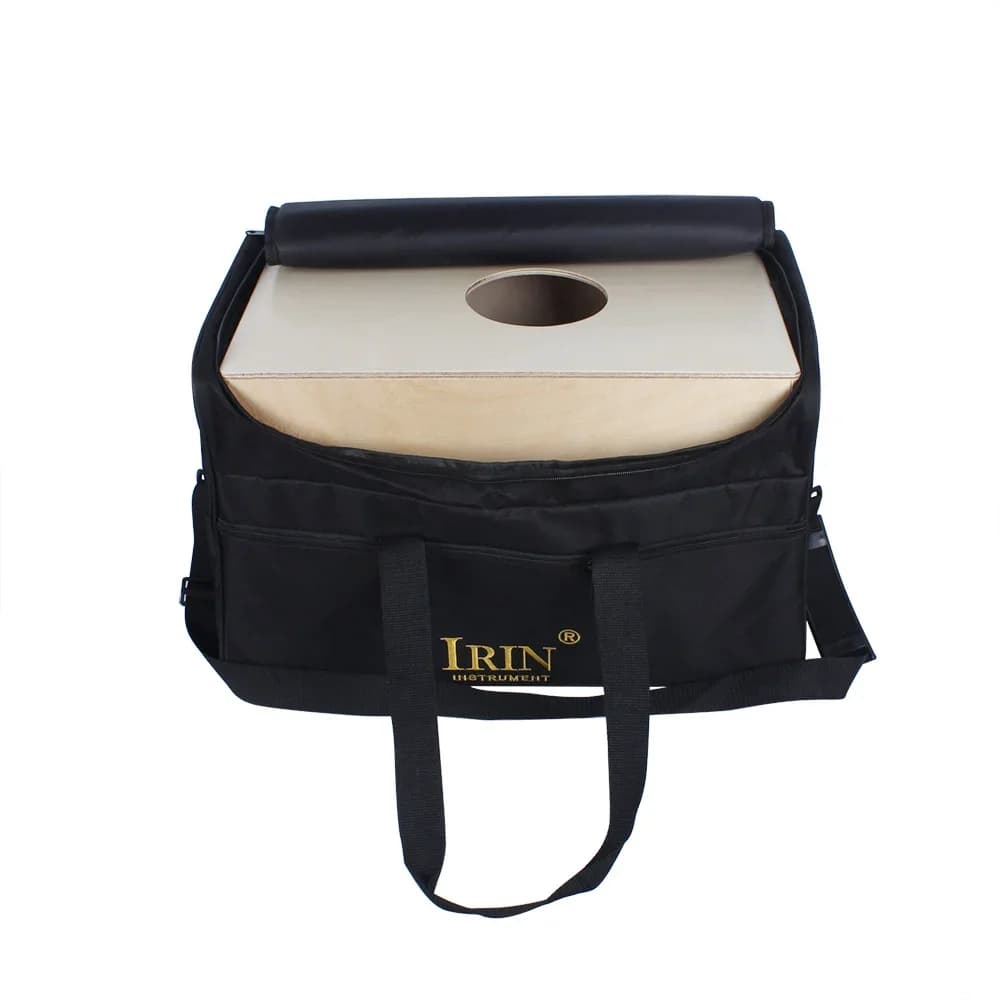 IRIN-Cajon Bolsa para Instrumento de Percussão, Peças e Acessórios para Instrumentos de Percussão, Oxford Cloth, Thicken Cotton Backpack, Drum Box
