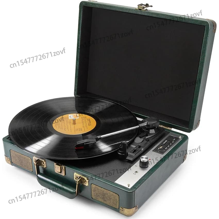 Toca-discos Eletromecânico Retrô para Vinil, Decoração para Sala de Estar, Estéreo Antigo para Uso Doméstico com Agulha de Rubi