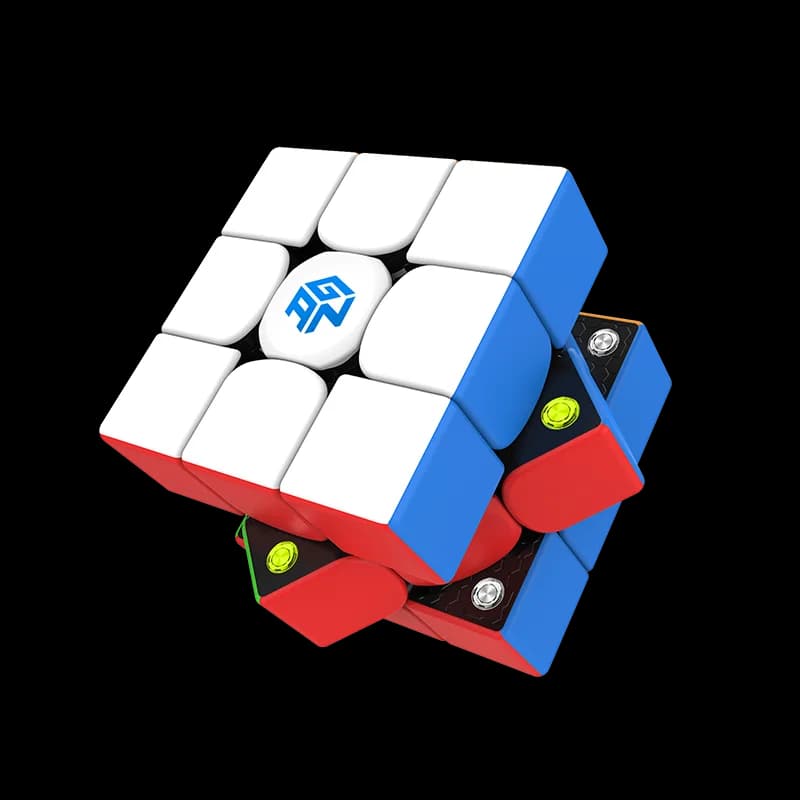 Cubo Mágico Magnético GAN 356 M 3x3x3 Sem Adesivos, Brinquedos Profissionais de Fidget GAN 356 M Lite