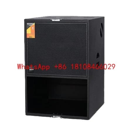 Sistema de Som Profissional VR418, Subwoofer de 18 Polegadas, Caixa de Som Line Array para Palco, Subwoofer Dedicado para Performances