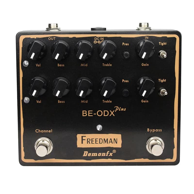 Demonfx BE-ODX PLUS Pedal de efeito de guitarra de alta qualidade distorção overdrive com true bypass