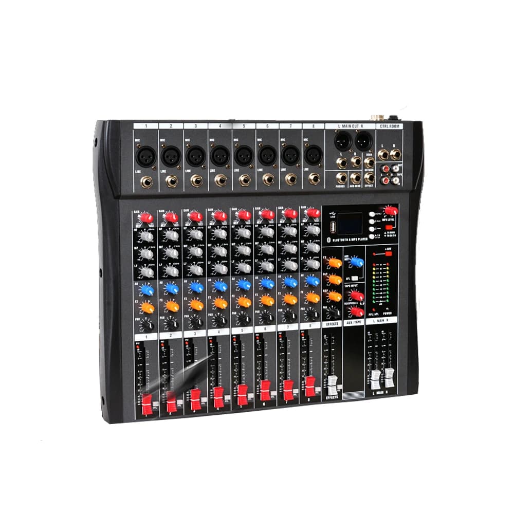 Console de mixagem de alta qualidade, misturador de áudio profissional, controlador de dj, console de áudio, mixer com blueteeth