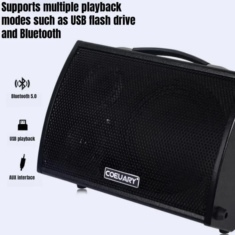 8 Polegada 100w caixa de alto-falante de madeira profissional amplificador guitarra elétrica ao ar livre instrumento baixo sistema som alta fidelidade bluetooth alto-falante
