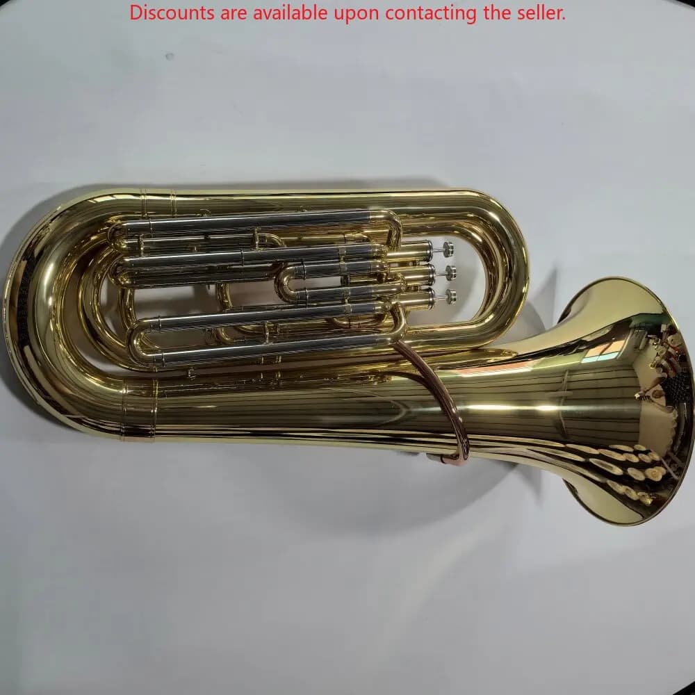 Bb Key 4 Válvula de pistão Tuba