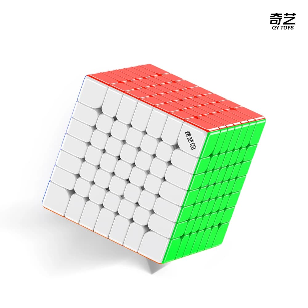 Qiyi 7x7 Cubo Mágico Magnético Stickerless Profissional Fidget Toys Qiyi Warrior 7x7 Cubo Mágico Quebra-cabeça