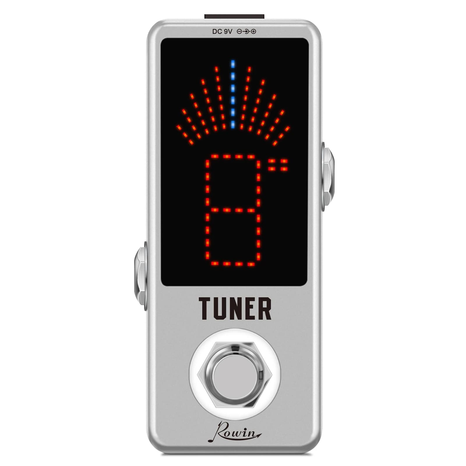Afinador de Guitarra Rowin LT-910 Mini Cromático com Display LED