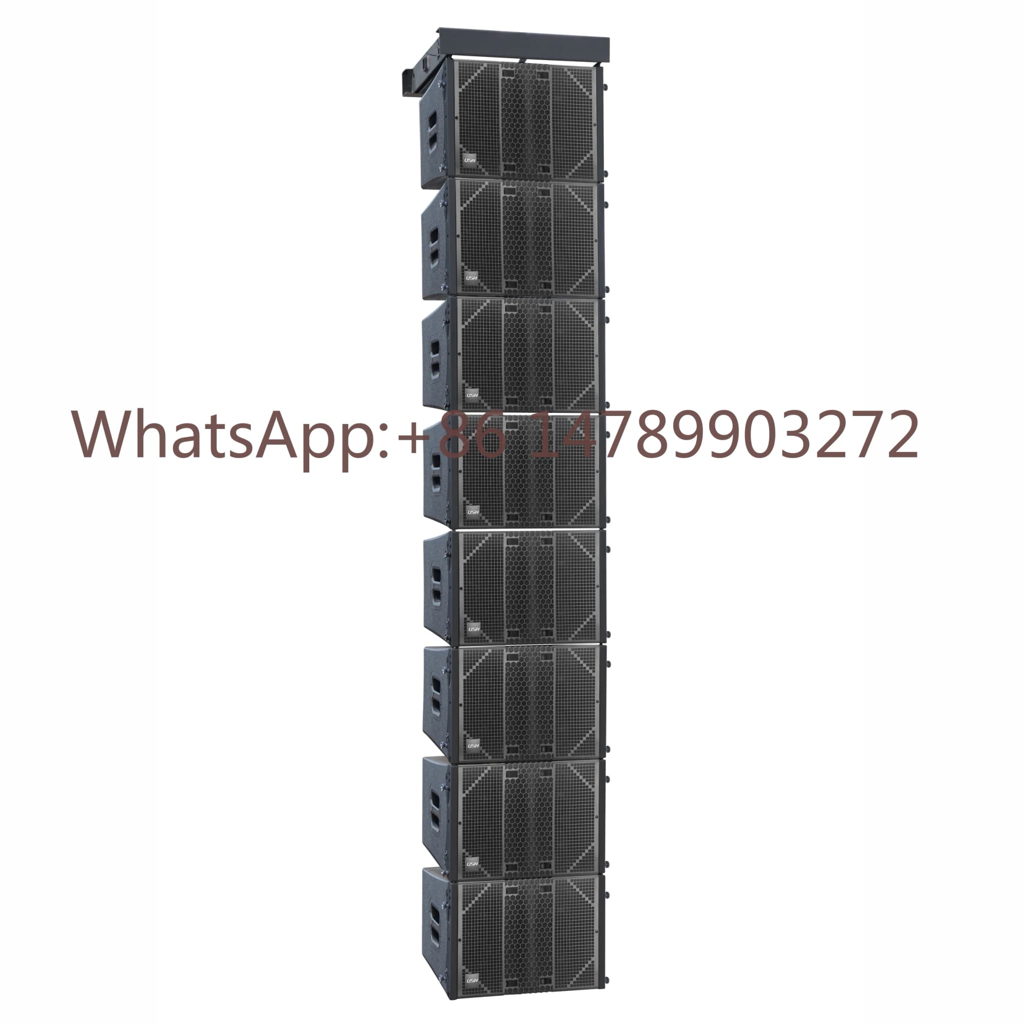 Caixa de Som Line Array PA Super Audio de Alta Qualidade com Neodímio LC406 para Grandes Apresentações ao Ar Livre