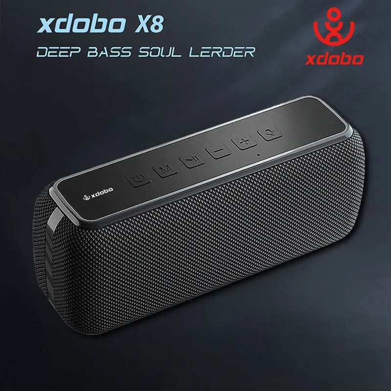 Xdobo x8 60w alto-falantes portáteis ao ar livre bluetooth sem fio baixo subwoofer à prova dwaterproof água 6600mah função tws suporte tf/aux