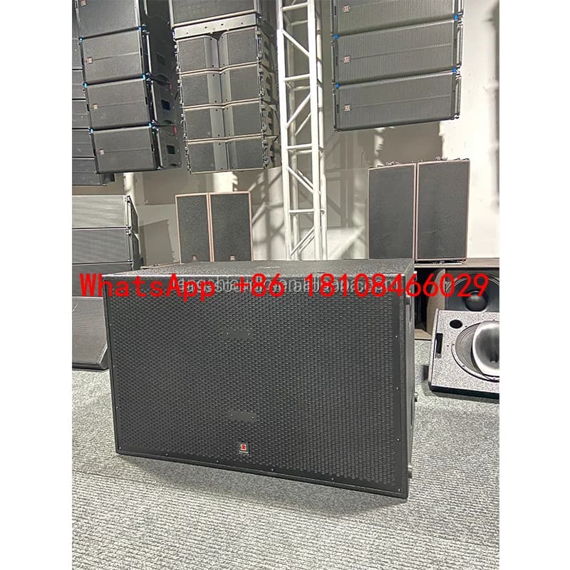 Subwoofer Profissional Lase Sound LS8006 de Grande Potência de 18 Polegadas, Subwoofer Passivo e Ativo Duplo de 18 Polegadas