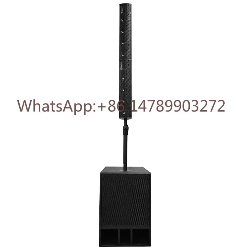 Equipamento de Som Portátil PA, Coluna de Som Ativa Pro com Subwoofer de 15 Polegadas com DSP para DJ, Festas e Palcos