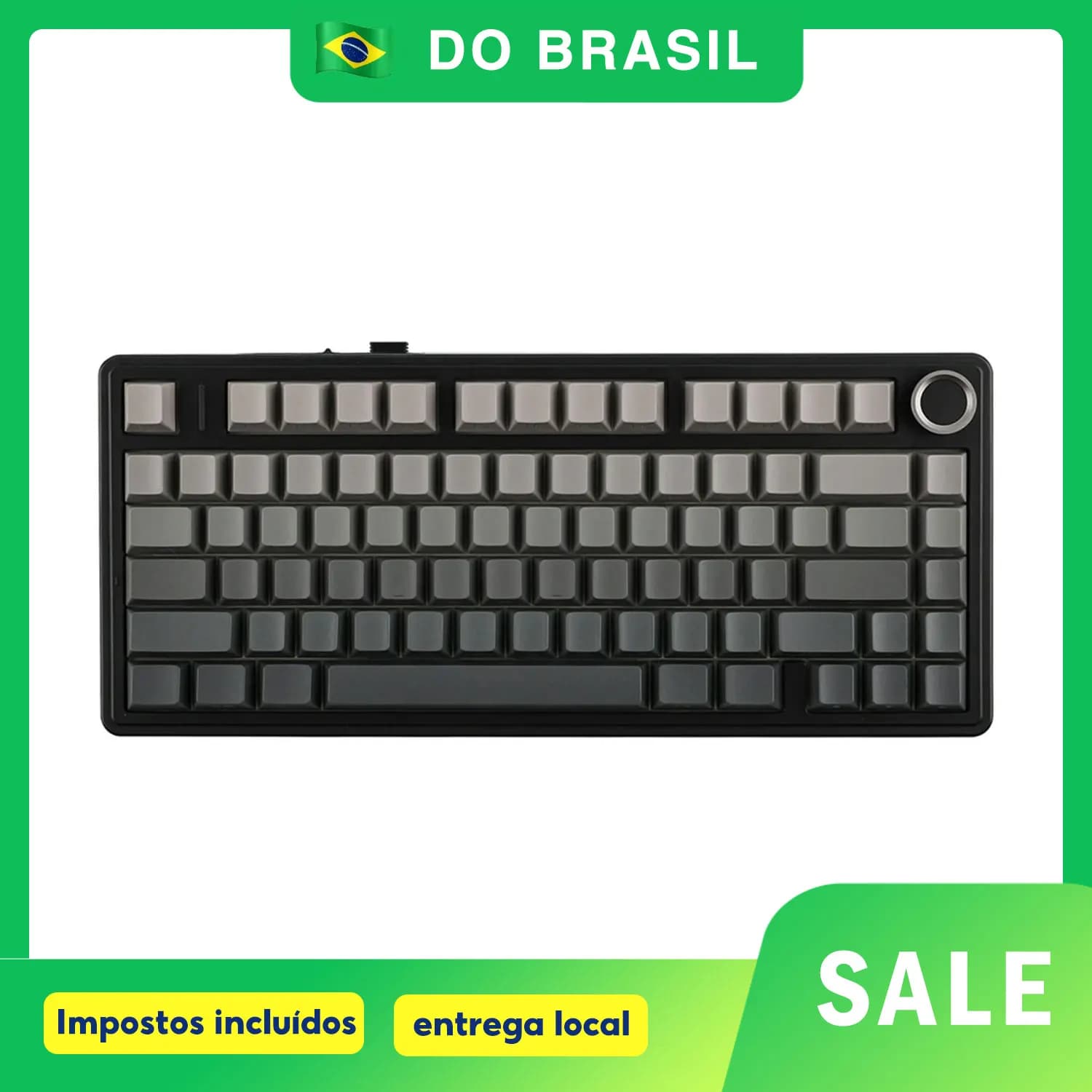 AULA F75 Teclado Mecânico Sem Fio Hotswap Junta Teclado para Jogos 75% Layout para PC para Laptop