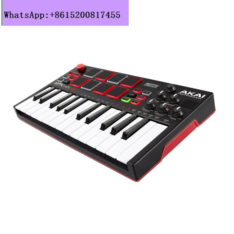 MPK MINI MK3 PLUS teclado MIDI de 25 teclas organizador controlador de música almofada de percussão