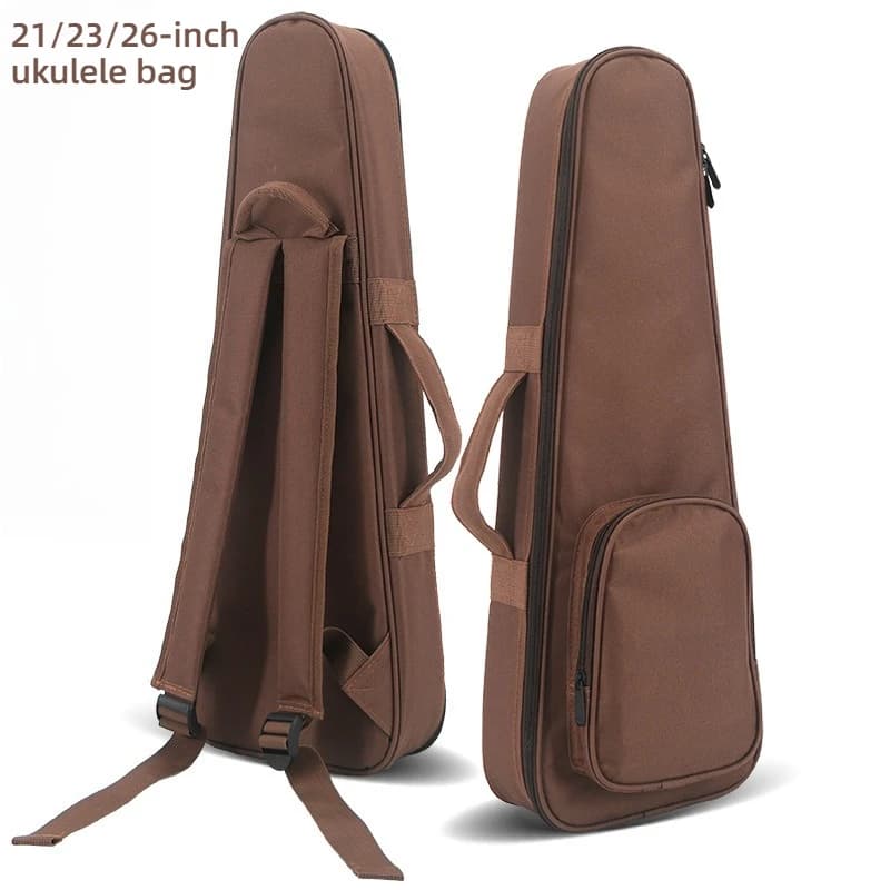 Bolsa para ukulele de tecido oxford, 26 polegadas, espessada, à prova d'água, portátil, mochila para ukulele, acessórios para instrumentos musicais