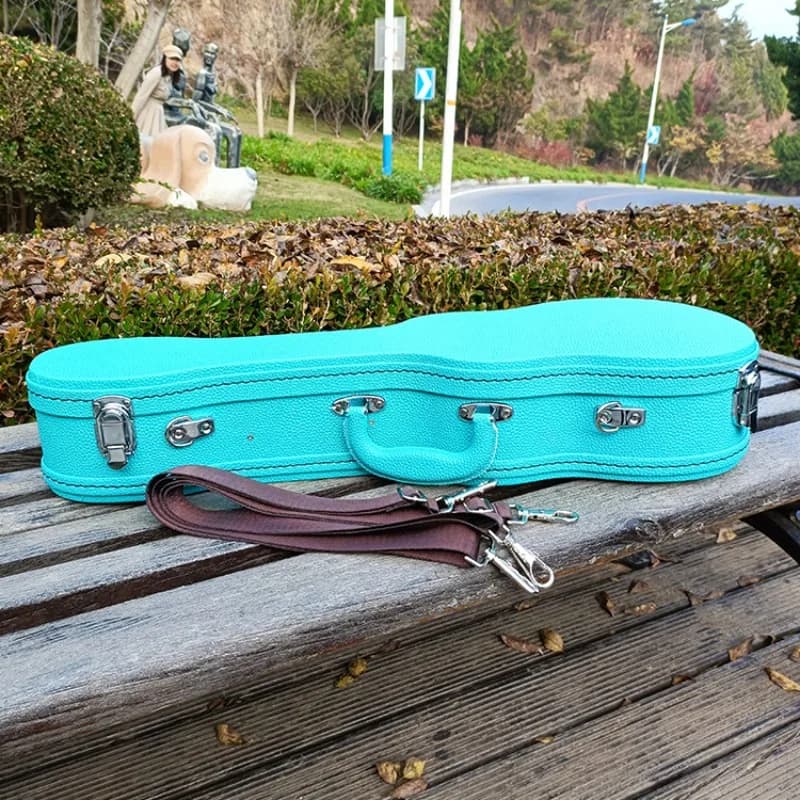 23/26 Polegada ukulele saco de transporte portátil caso armazenamento profissional saco protetor couro instrumento musical acessórios