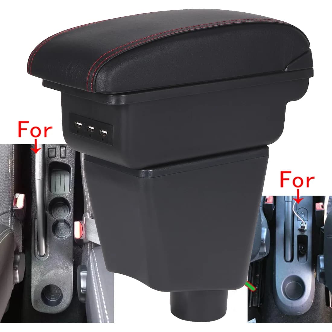 Caixa do braço do carro para Renault, Renault Clio 4, Captur, 3, III, IV, Acessórios do carro, Peças de armazenamento, Dedicado, Retrofit Interior
