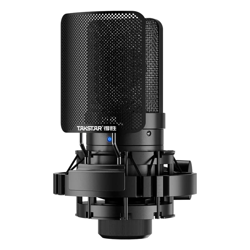 TAKSTAR SM-8B (GEN 3) Microfone de gravação profissional Microfone condensador com fio para gravação de estúdio Podcasting Voice Over