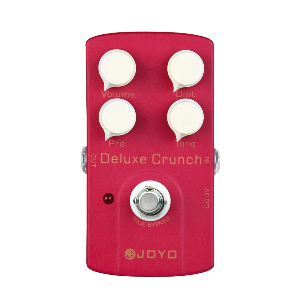 Joyo JF-39 deluxe crunk distorção pedal de efeito guitarra britânico tom crunch distorção efeito pedal de guitarra com 4 botões de ajuste