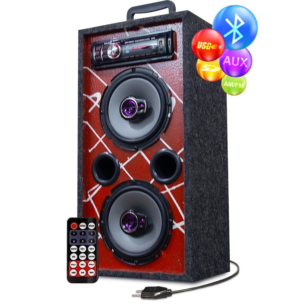 Caixa Pioneer Ativa Som Bluetooth Usb Fm/Am Pen Drive Ativa Residencial Falante Pioneer 6