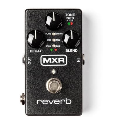 Pedal de Efeito Dunlop MXR M300 Reverb em Preto