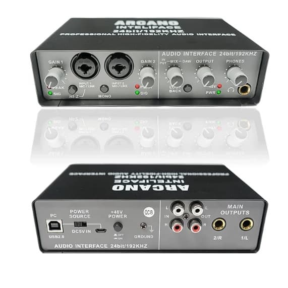 Interface de áudio Arcano INTELIFACE usb 24 bits com pré amp