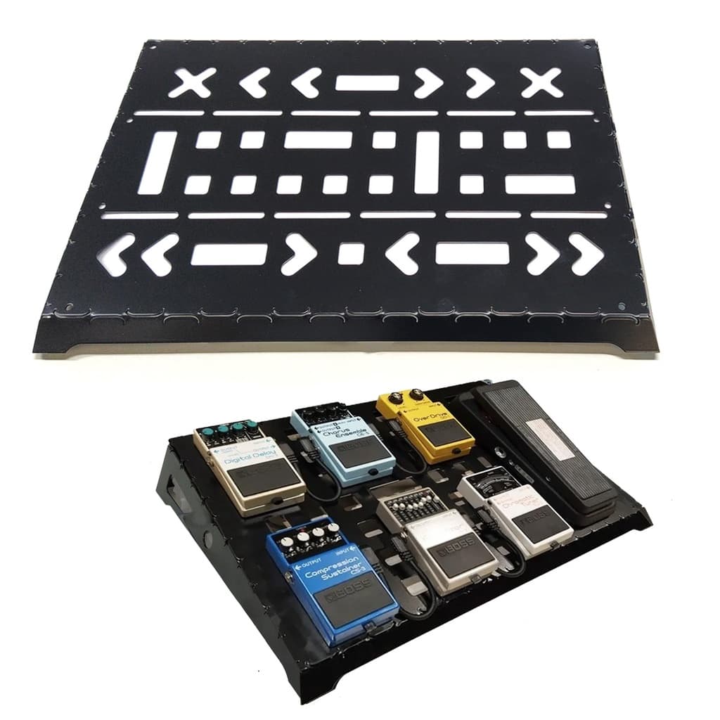 Pedalboard 48x32 Reforçado Em Aço 1 A 8 Pedais De Guitarra