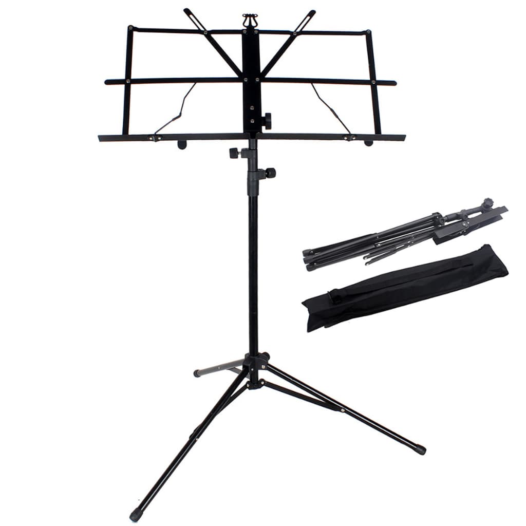 Estante p/ Partitura Suporte Pedestal Dobrável com Bag