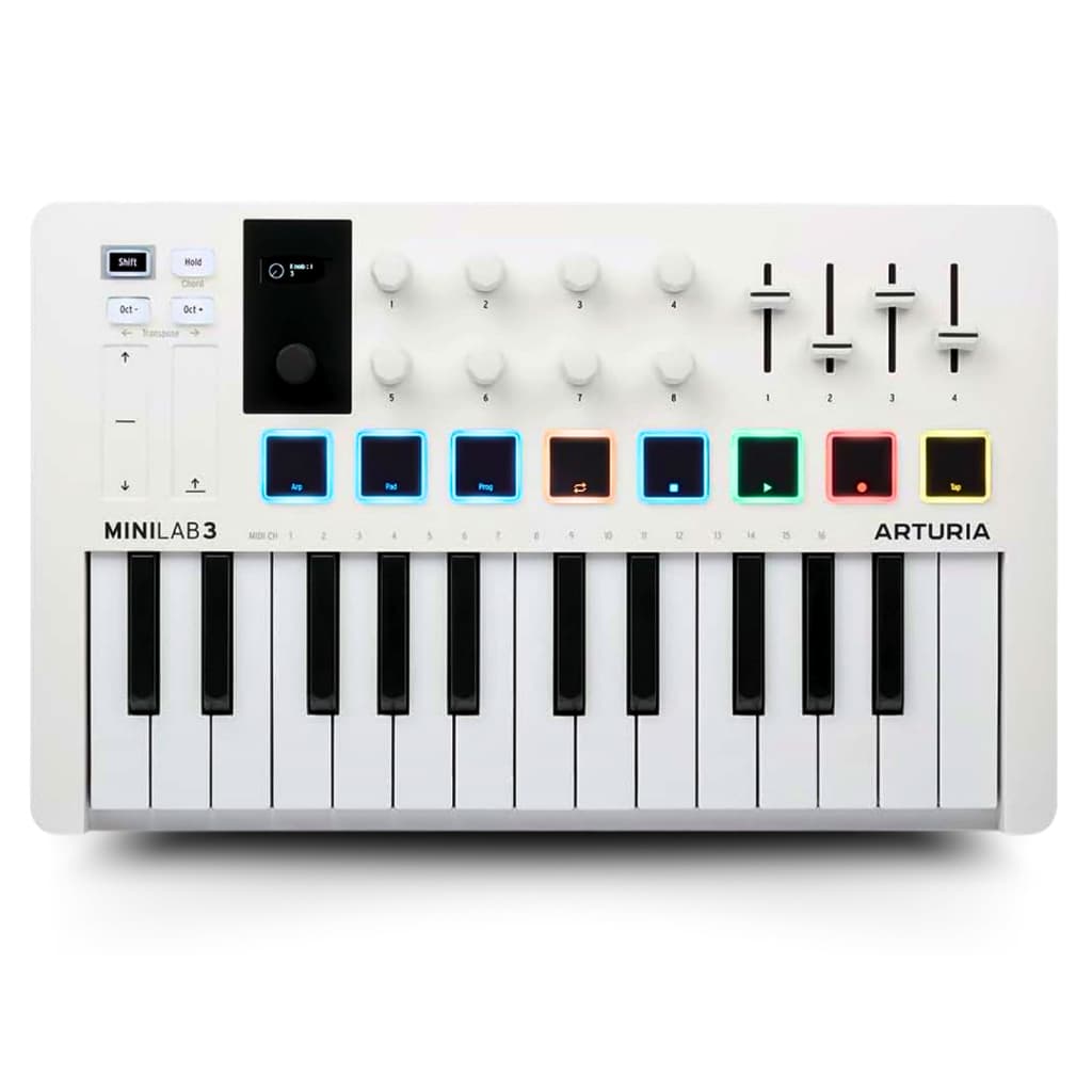 Teclado Controlador Midi USB 25 Teclas Arturia MiniLab MK3