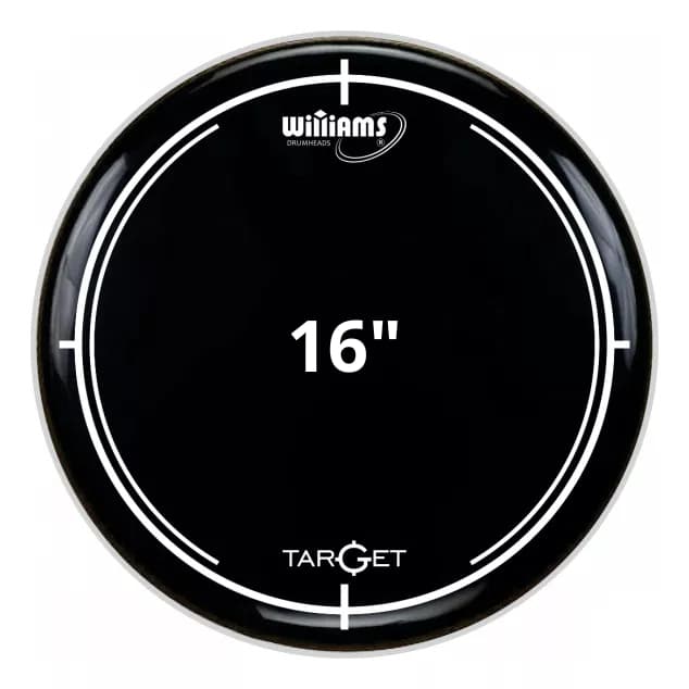Pele Williams 16" WB2 Target Preto Para Surdo