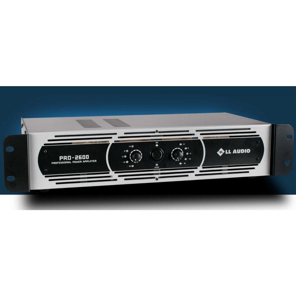 Amplificador de potência LL Áudio Pro2600 650 watts RMS digital