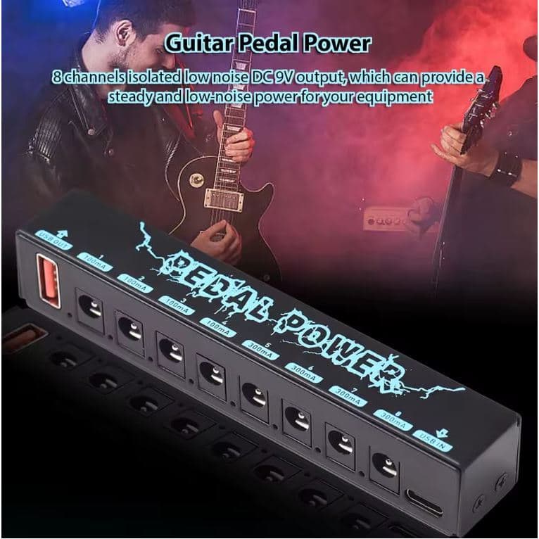Fonte para pedais de efeitos Power Guitar Fonte de alimentação Promoção
