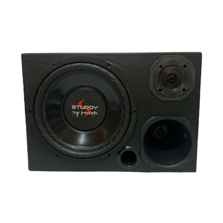 Caixa de Som Trio 12 Polegadas Sturdy Passiva 540 Watts RMs Black