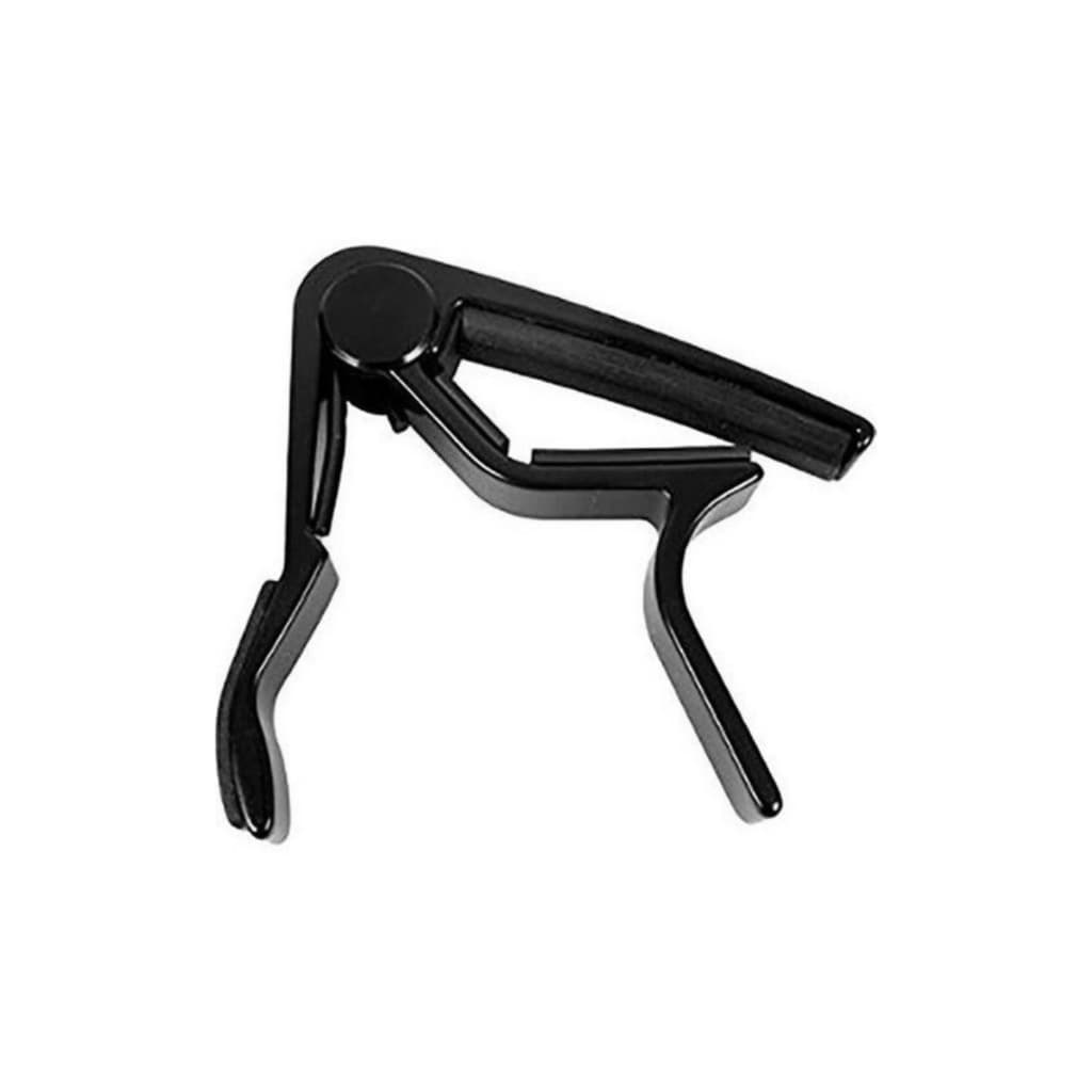 Capotraste Braçadeira Preta Para Violão Nylon Aço Guitarra Resistente