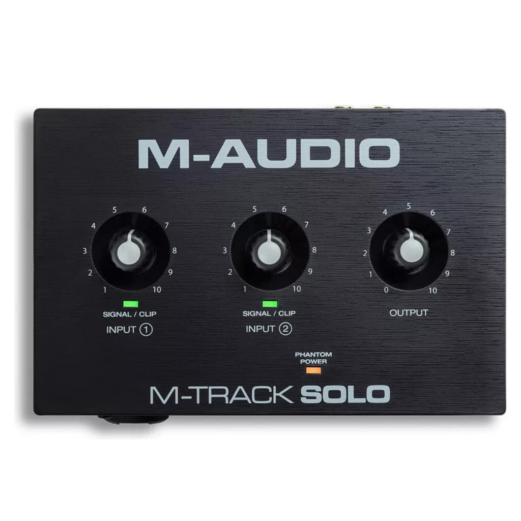 Interface de Áudio M-Audio M-Track Solo USB – Qualidade Profissional no Seu Home Studio