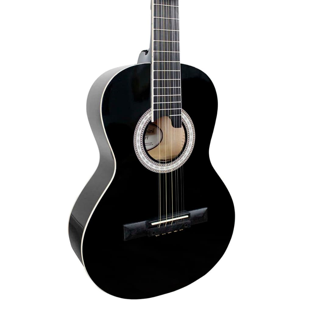 Viola Caipira Giannini Acústica Preta Clássica Brilhante VS-14